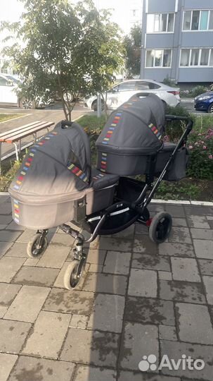 Коляска для двойни 2 в 1