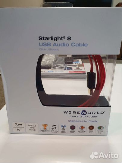 Wireworld starlight usb 2.0 A-B 0,6 м/1м/2м