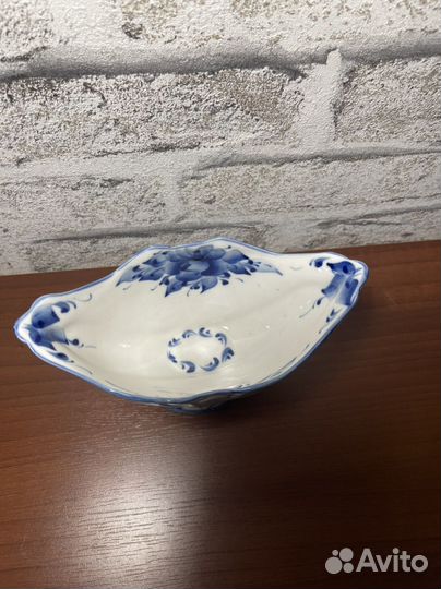 Креманка фарфор гжель