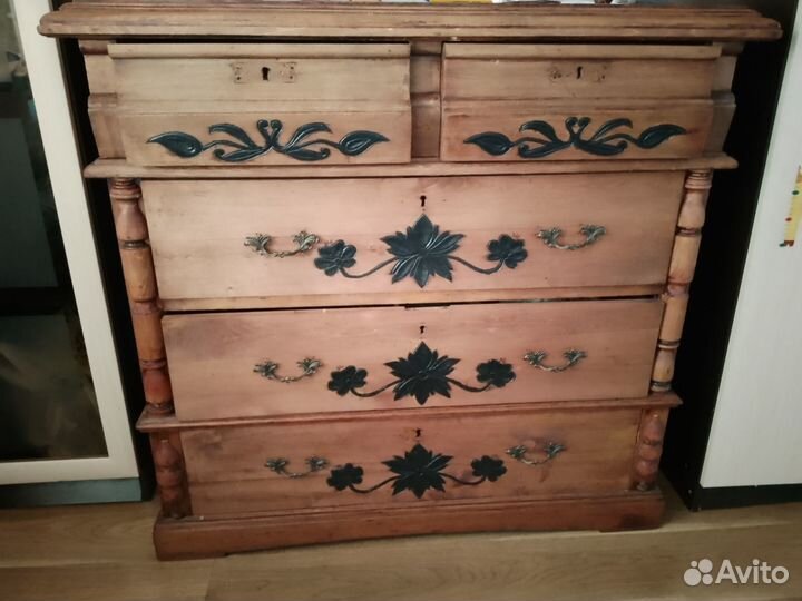 Комод деревянный бу