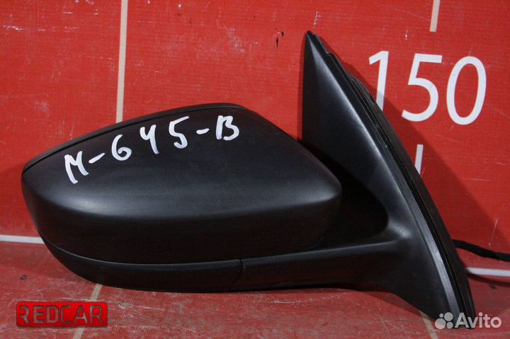 Зеркало прав корпус Skoda Rapid (5 конт)