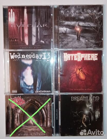 CD компакт диски лицензионные(heavy metal)