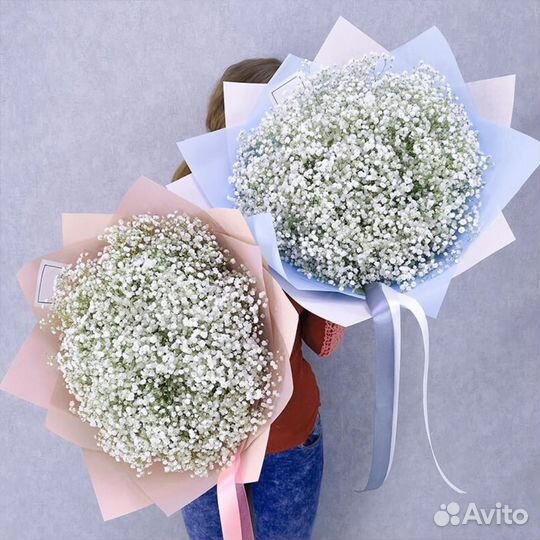 Букет гипсофилы / Доставка цветов Подольск