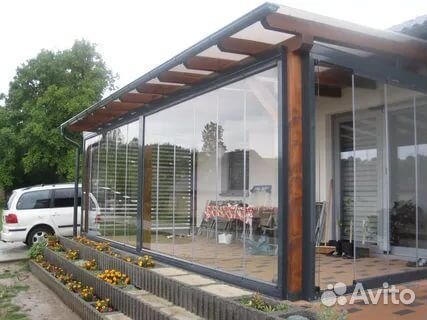 Мягкие окна для беседки