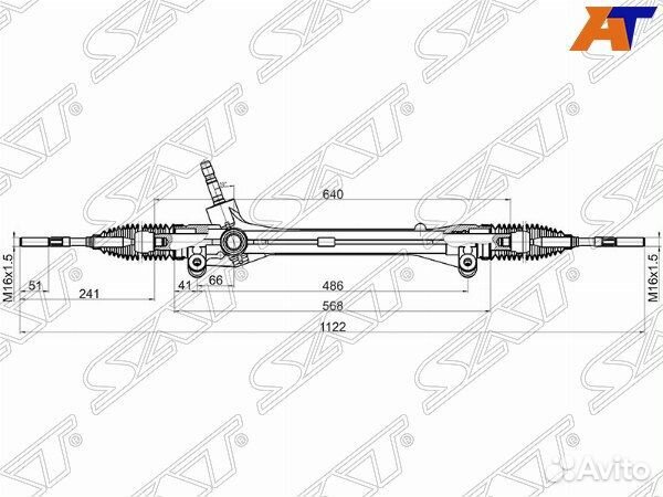 Рейка рулевая lexus RX450H