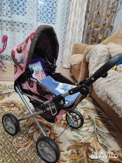 Коляска для кукол с переноской
