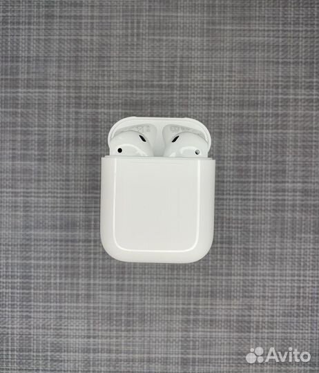 Airpods 2 (L +R + кейс А1602 ) Б/У оригинал