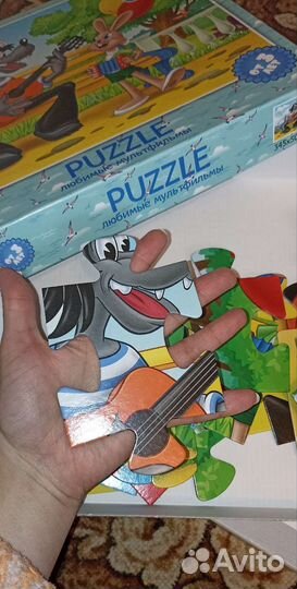 Пазлы 24 элемента (4 шт.)