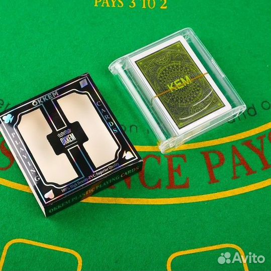 Карты игральные пластиковые