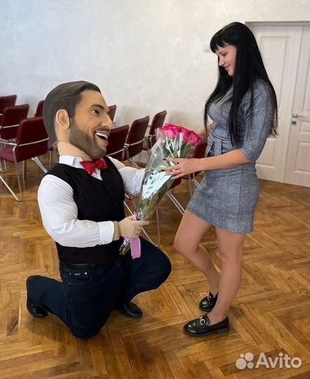 Стас Михайлоv, Жуков, Пирожкоv, ростовая кукла