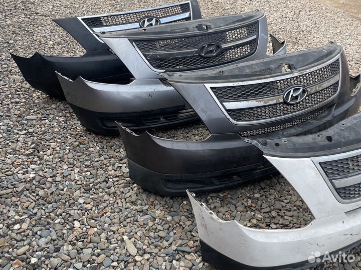 Передний бампер hyundai grand starex h1