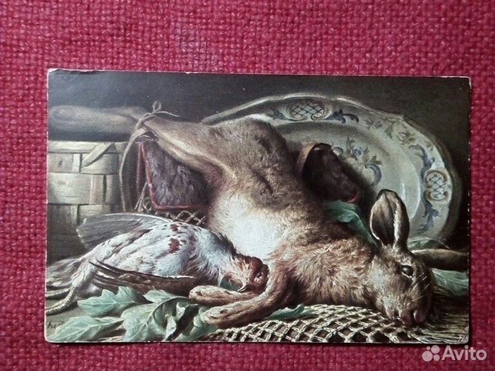 Открытка Германия до 1917 г (дичь)