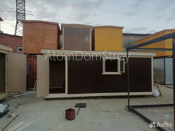 Вагончик с надежной крышей