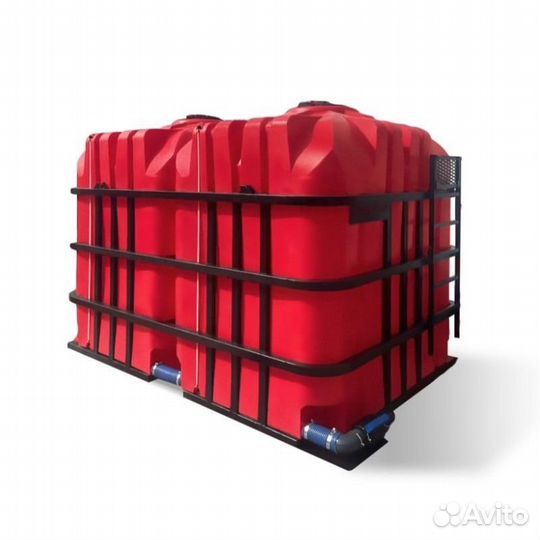 Емкости из полиэтилена В обрешетке