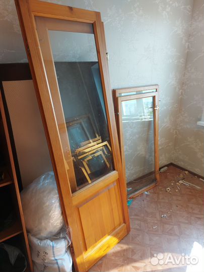 Деревянные окна со стеклопакетом бу