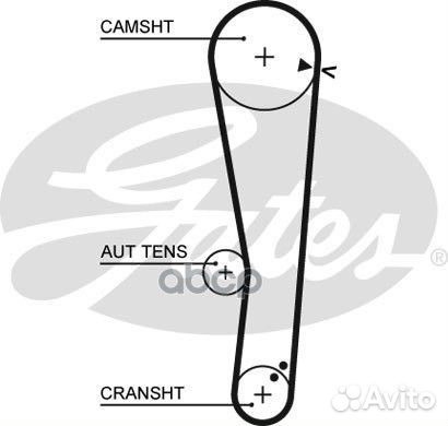 Ремень грм 5568XS Gates