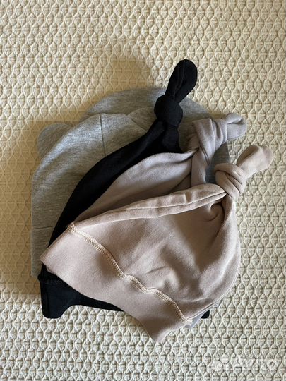 Летние шапочки на малыша до 6 мес