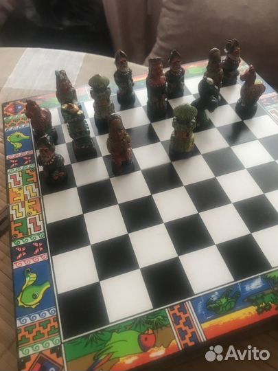 Шахматы ручная работа коста Рика