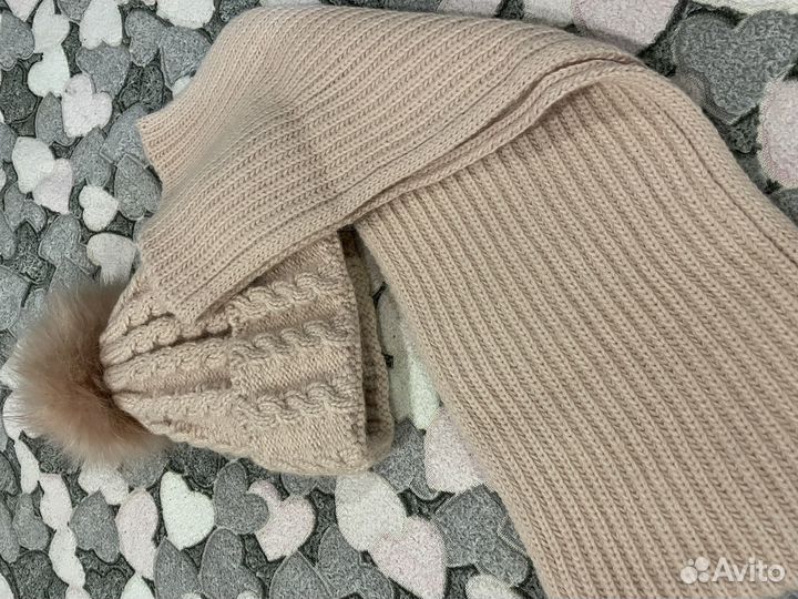 Шапка и снуд для девочки