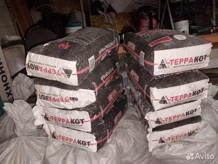 Мертель шамотный