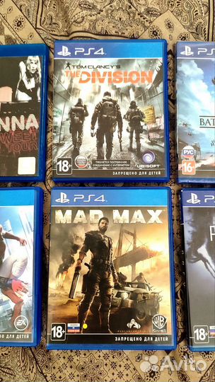 Диски (игры) для PS4