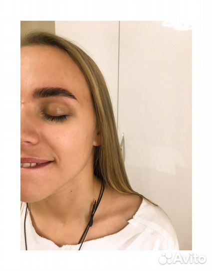 Макияж, брови, причёска