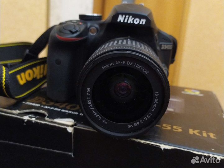 Зеркальный фотоаппарат nikon d3400