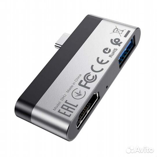 Type C разветвитель USB 3.0 to hdmi Borofone DH2
