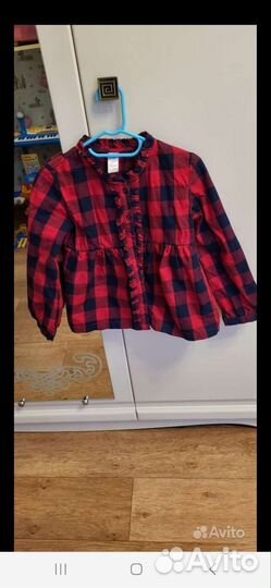 Рубашка для девочки 116