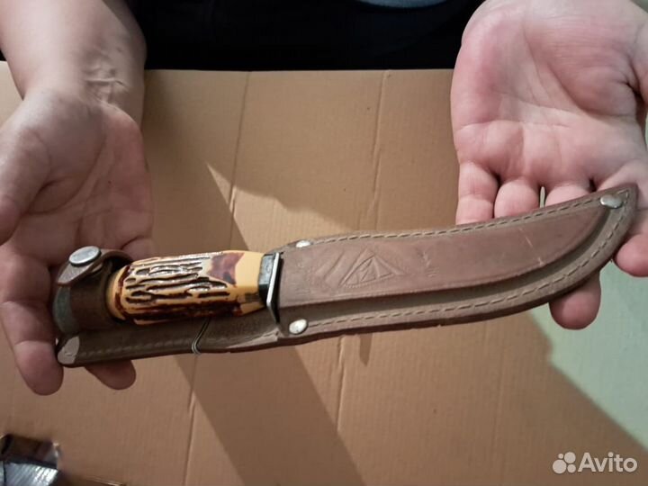 Нож якутский охотничий