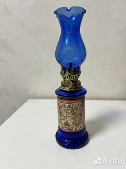 Лампа масляная «карта мира» керосиновая