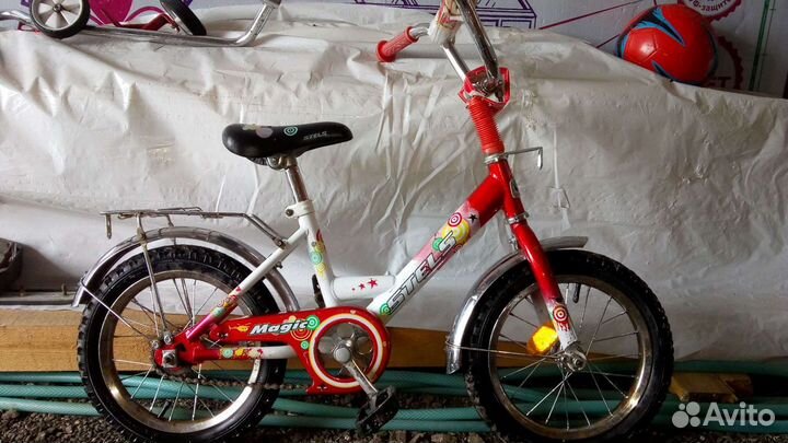 Детский велосипед с родительской ручкой