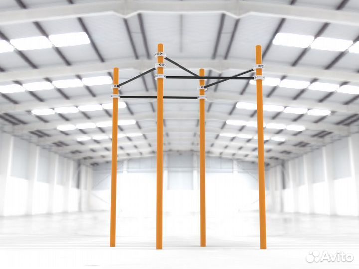 Двойной треугольник из турников для Воркаут Pioner A17255