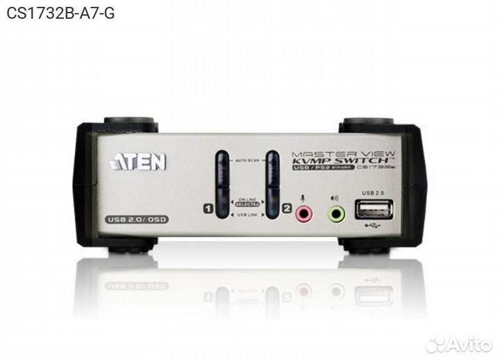 CS1732B-A7-G, KVM-переключатель aten CS1732B 2PC