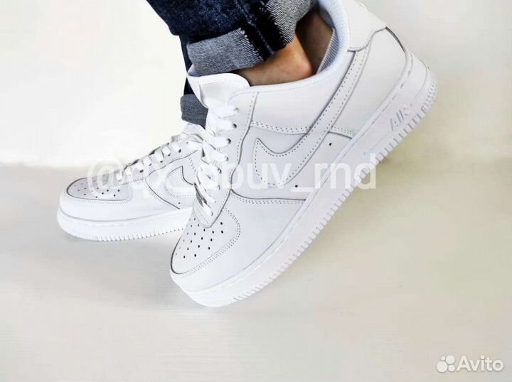 Кроссовки Nike Air force белые мужские
