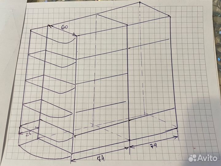 Шкаф купе с зеркалом