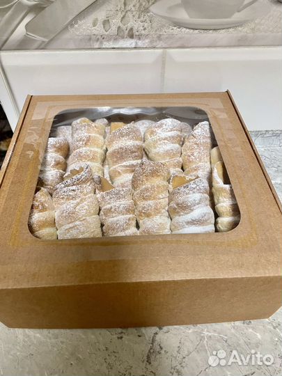 Трубочки с заварным кремом