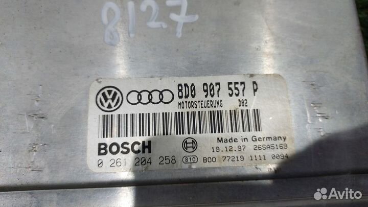Блок управления двигателем 1.8 Audi A4 B5