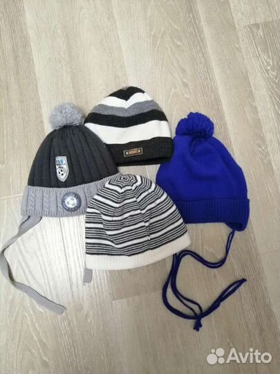 Шапки утепленные на 4-7 лет
