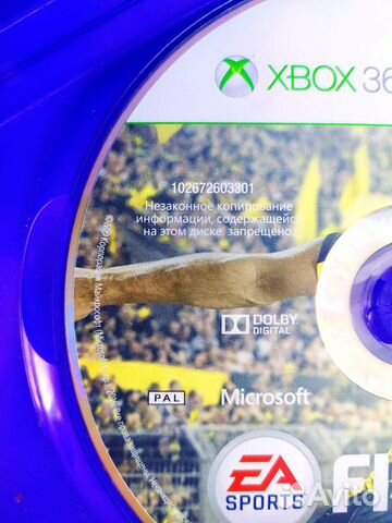 Диск для Xbox 360 FIFA 17 б/у с гарантией