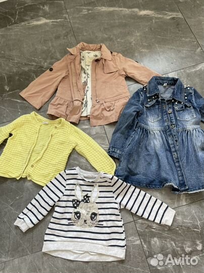 Пакет вещей на девочку 86-92