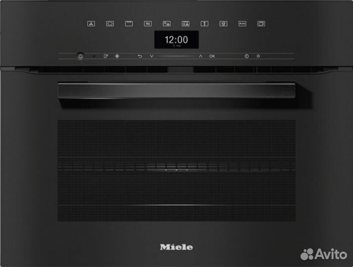 Духовой встраиваемый шкаф с свч Miele H7440BM obsw