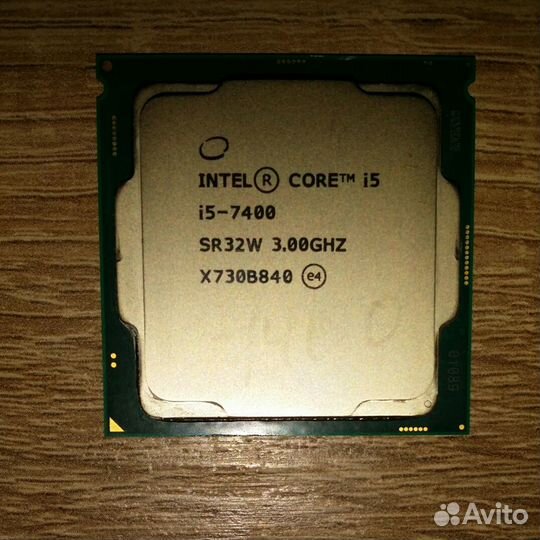 Процессор Intel core i5 7400