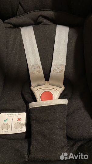 Автолюлька Cybex Aton b2 i size черная