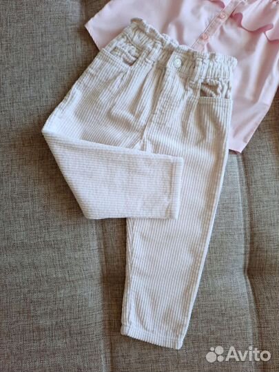 Брюки новые Zara и рубашка 92