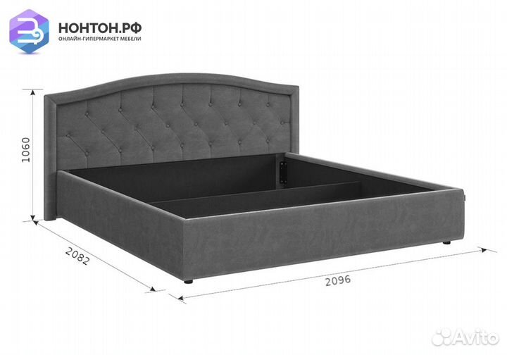 Кровать Верона 1.8 м белая