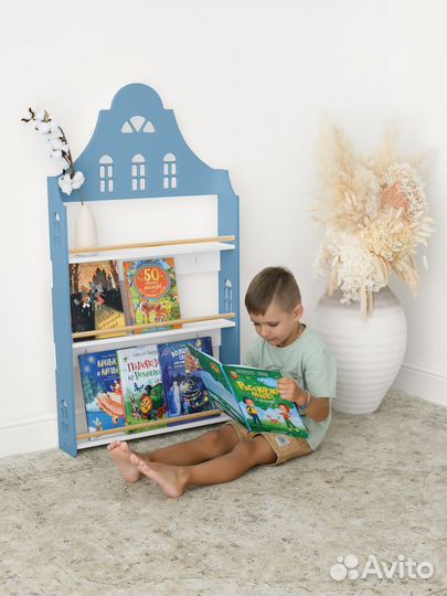 Стеллаж детский для книг 