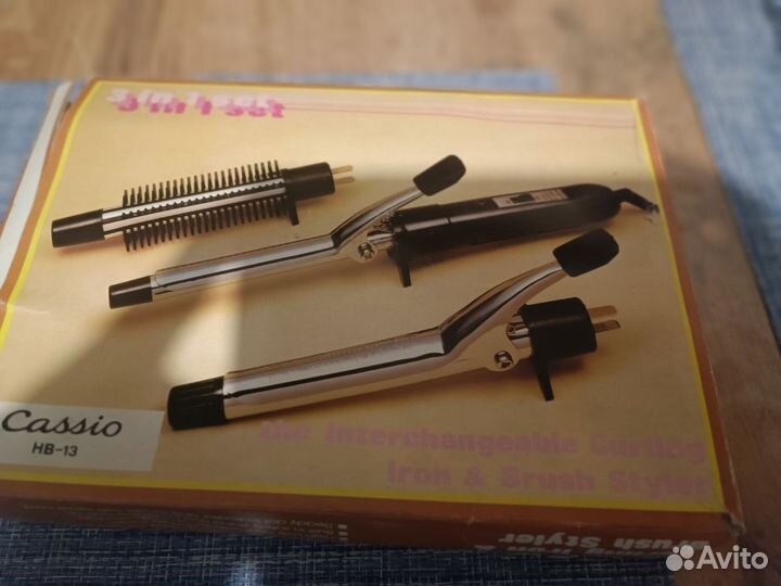 Щипцы для завивки волос со сменными насадками