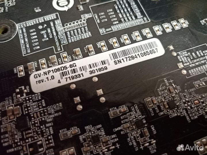 Gigabyte p106-100 6gb, аналог 1060 6gb