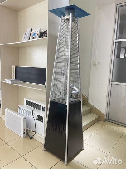 Уличный газовый обогреватель пирамида факел Видео